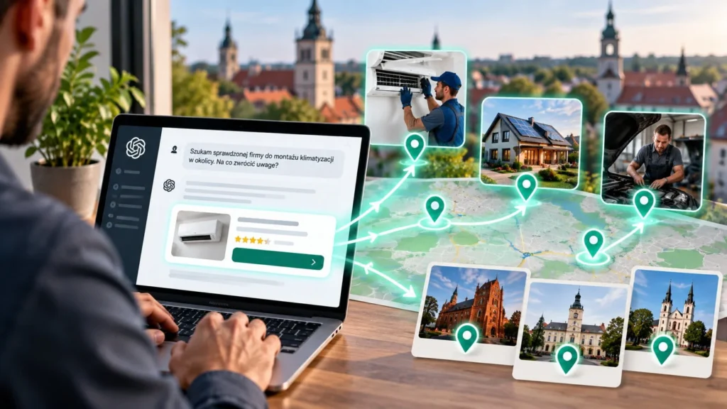 Reklama chatGPT Ads dla firm lokalnych - Freelancer - Igor Jakubowski